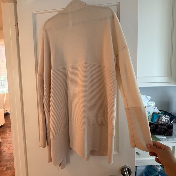 Lululemon Athletica Sweater | Sit In Lotus Wrap II cream size 12 - Picture 10 of 13